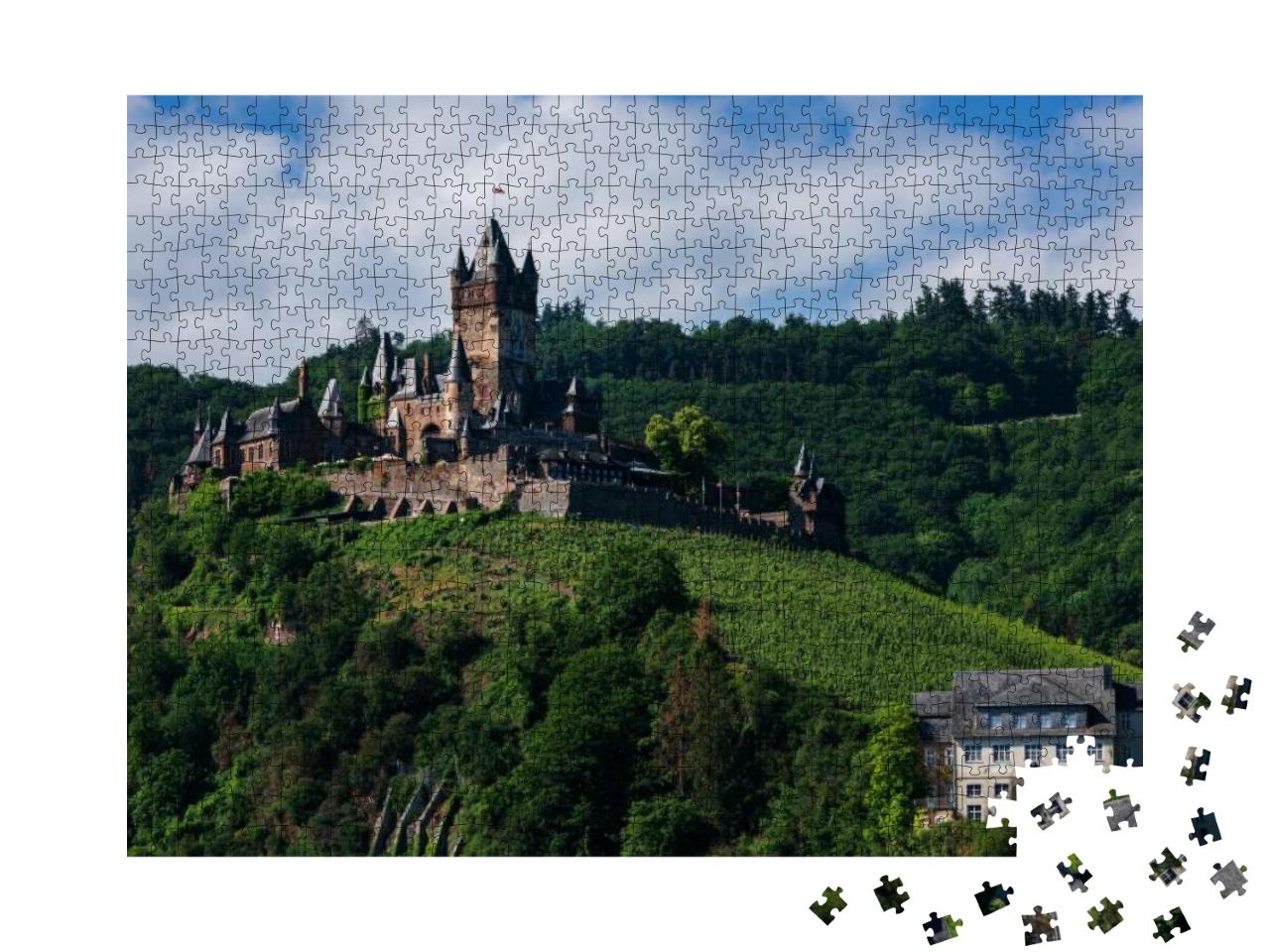 Puzzle 1000 Teile „Majestätische Reichsburg Cochem “