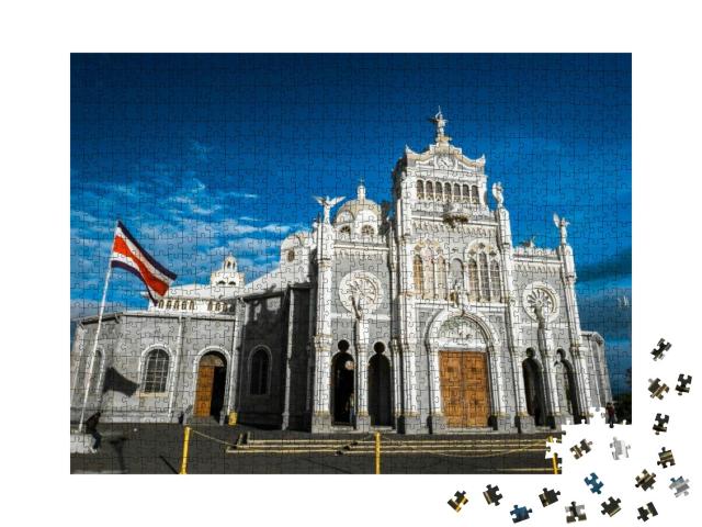Puzzle 1000 Teile „Basilika in Cartago, Costa Rica“