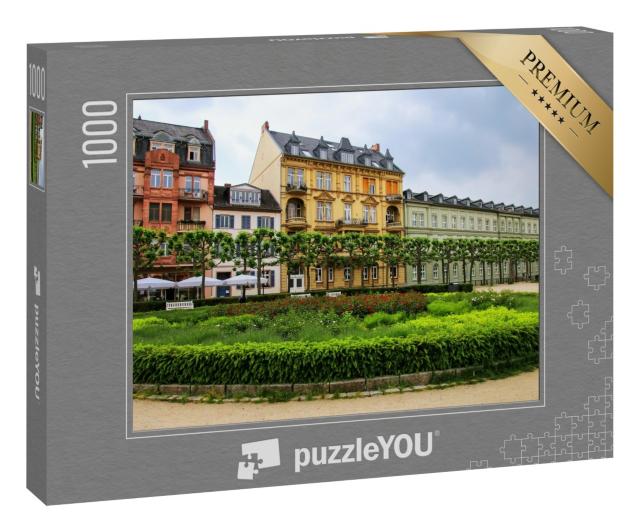 Puzzle 1000 Teile „Wohngebäude am Luisenplatz in Wiesbaden, Deutschland“