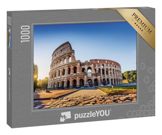 Puzzle 1000 Teile „Rom: Kolosseum bei Sonnenaufgang“