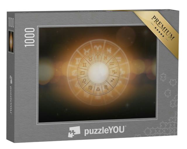 Puzzle 1000 Teile „Horoskop, Astrologie, Sternzeichen“