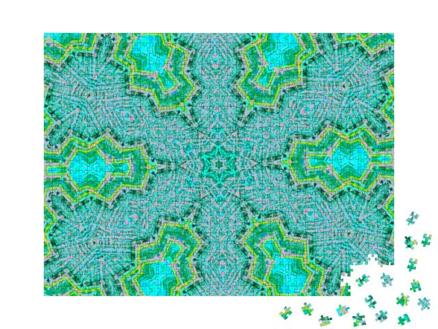 Puzzle 1000 Teile „Ein farbenfrohes Mandala“