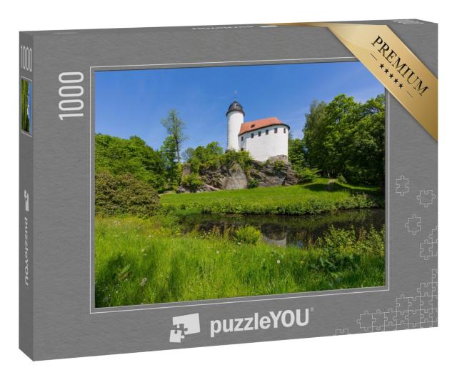 Puzzle 1000 Teile „Malerische Burg Rabenstein, Chemnitz, Deutschland“