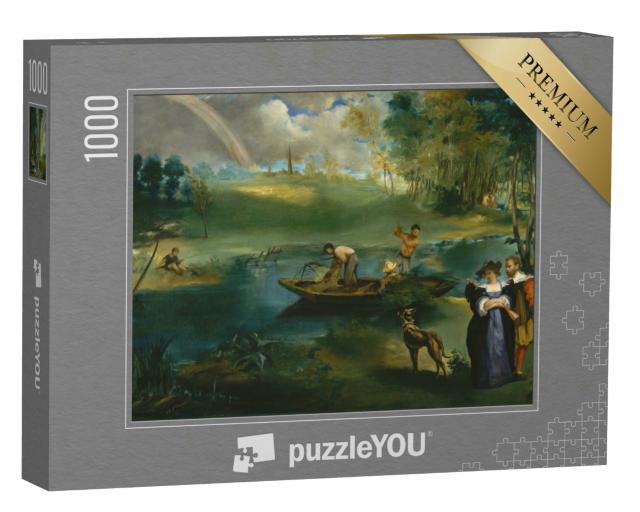 Puzzle 1000 Teile „Angeln, Edouard Manet 1862-63“