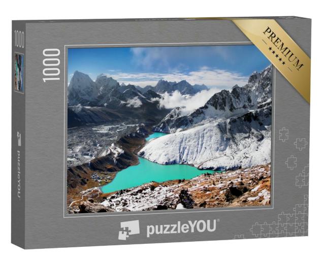 Puzzle 1000 Teile „Gletschersee im Himalaya, Nepal“