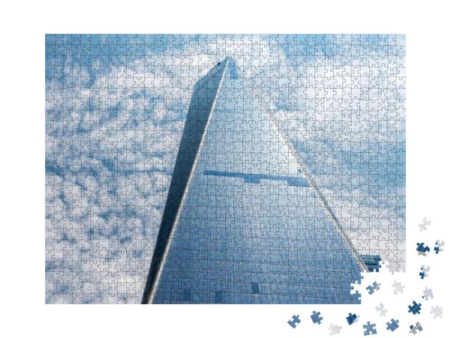 Puzzle 1000 Teile „Freedom Tower 1 WTC in Manhattan“