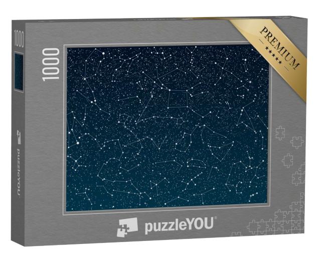 Puzzle 1000 Teile „Sterne am dunkelblauen Himmel“