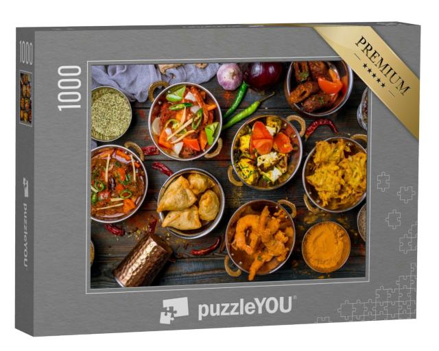 Puzzle 1000 Teile „Indische Lebensmittel“