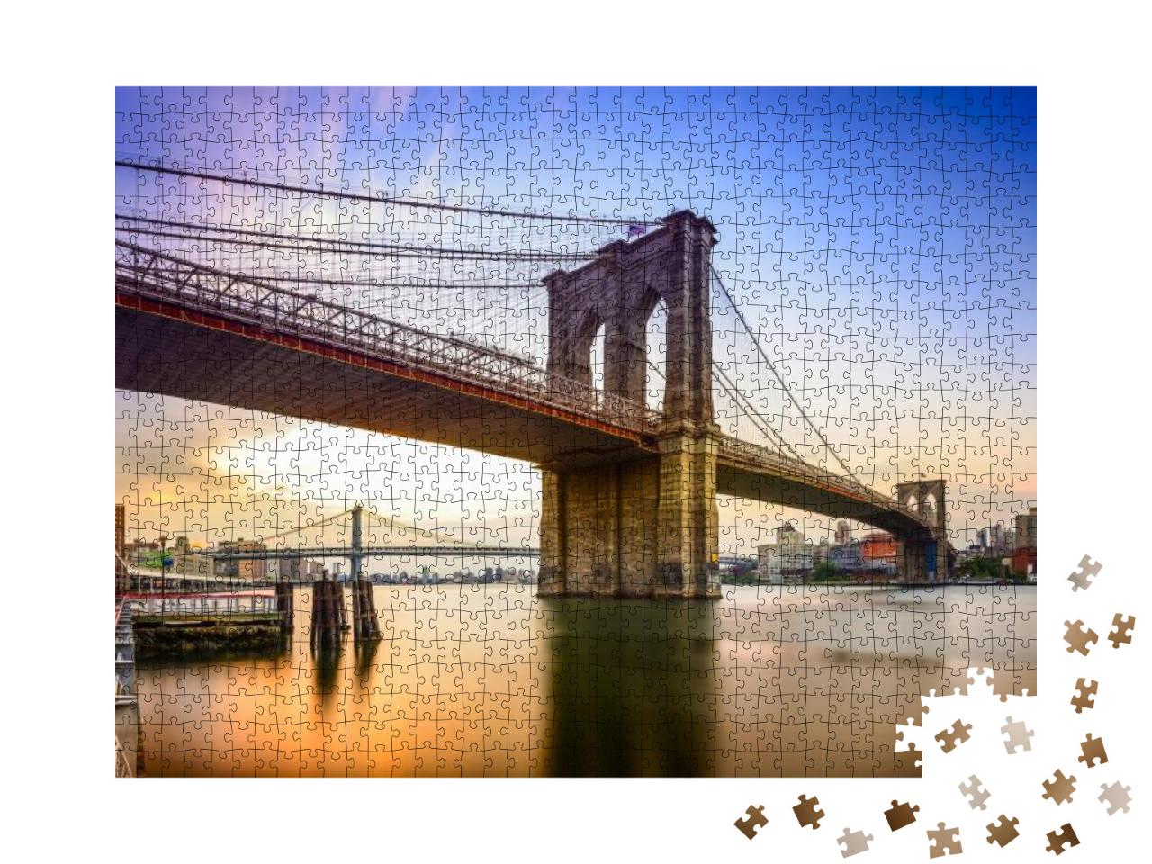Puzzle 1000 Teile „New York City bei Sonnenaufgang“