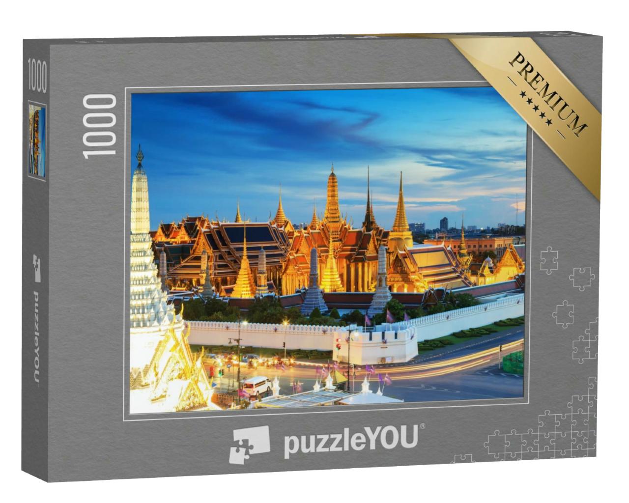 Puzzle 1000 Teile „Tempel des Smaragd-Buddha in Bangkok, Thailand“