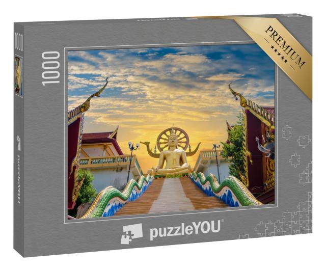 Puzzle 1000 Teile „Wat Phra Yai Koh Samui Surat Thani Thailand“