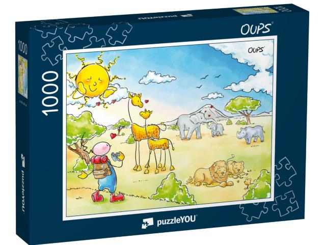 Puzzle 1000 Teile „Oups – Safari“