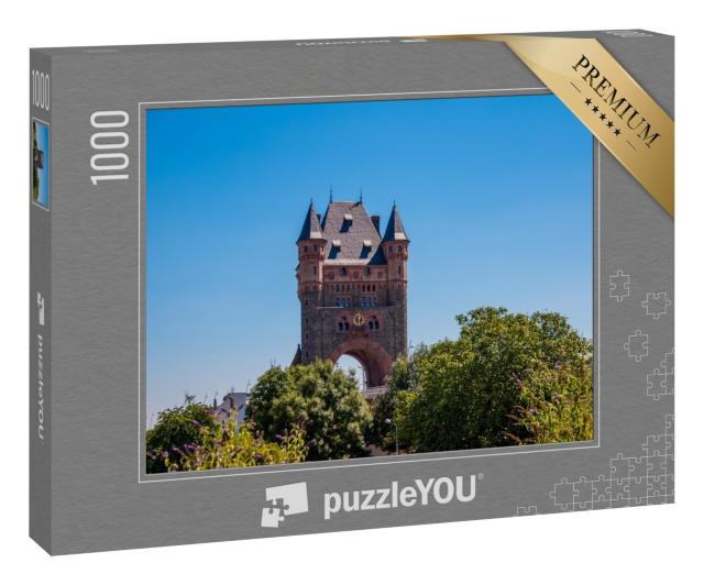 Puzzle 1000 Teile „Nibelungenbrücke über dem Rhein in Worms“