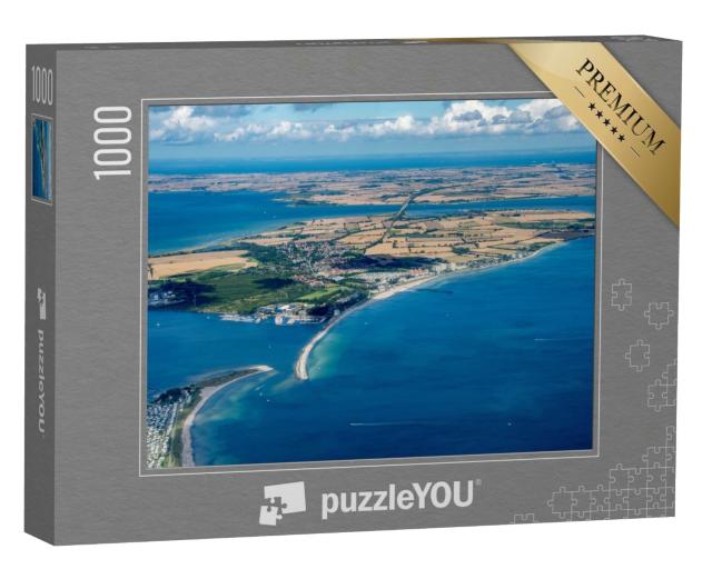 Puzzle 1000 Teile „Panoramaflug über die Insel Fehmarn“