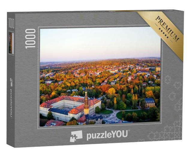 Puzzle 1000 Teile „Weimar von oben“