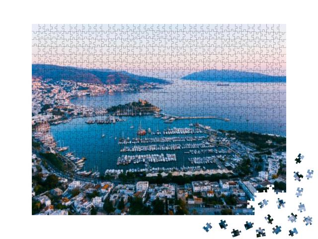 Puzzle 1000 Teile „Atemberaubender Blick auf Bodrum, Türkei“
