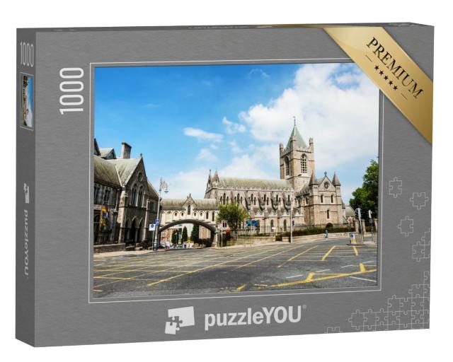 Puzzle 1000 Teile „Alte Christ Church Cathedral in Dublin, Irland“