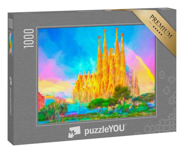 Puzzle 1000 Teile „La Sagrada Familia von Antoni Gaudí“
