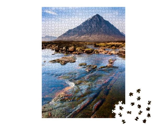 Puzzle 1000 Teile „Moor im schottischen Hochland, Glencoe, Schottland“