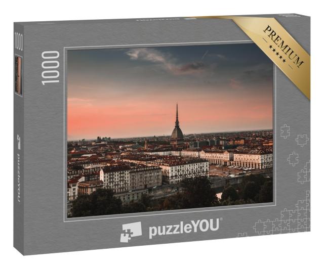 Puzzle 1000 Teile „Die Stadt Turin, Italien“