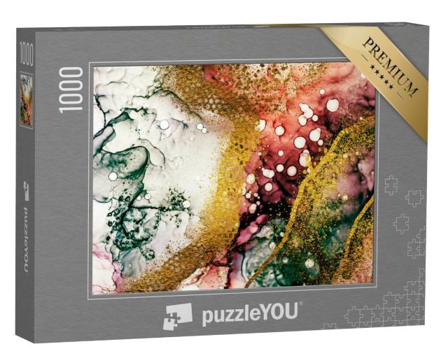 Puzzle 1000 Teile „Transparente Kreativität, abstrakte Wolken-Art“
