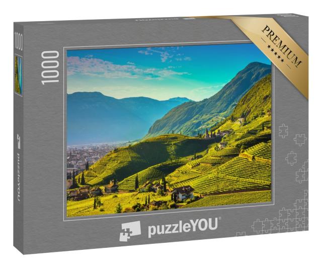 Puzzle 1000 Teile „Weinberge von Santa Maddalena, Südtirol“