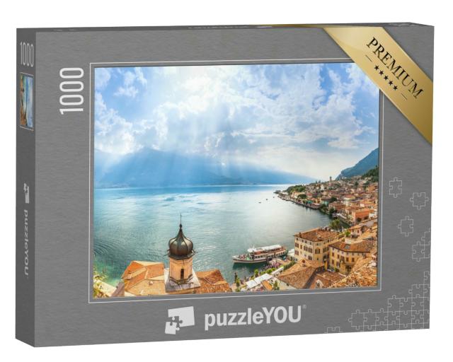 Puzzle 1000 Teile „Limone sul Garda am Gardasee“