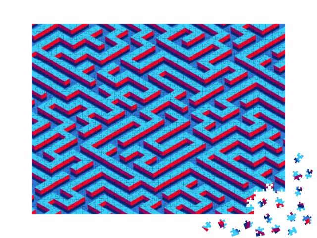 Puzzle 1000 Teile „Geometrisches Labyrinth“