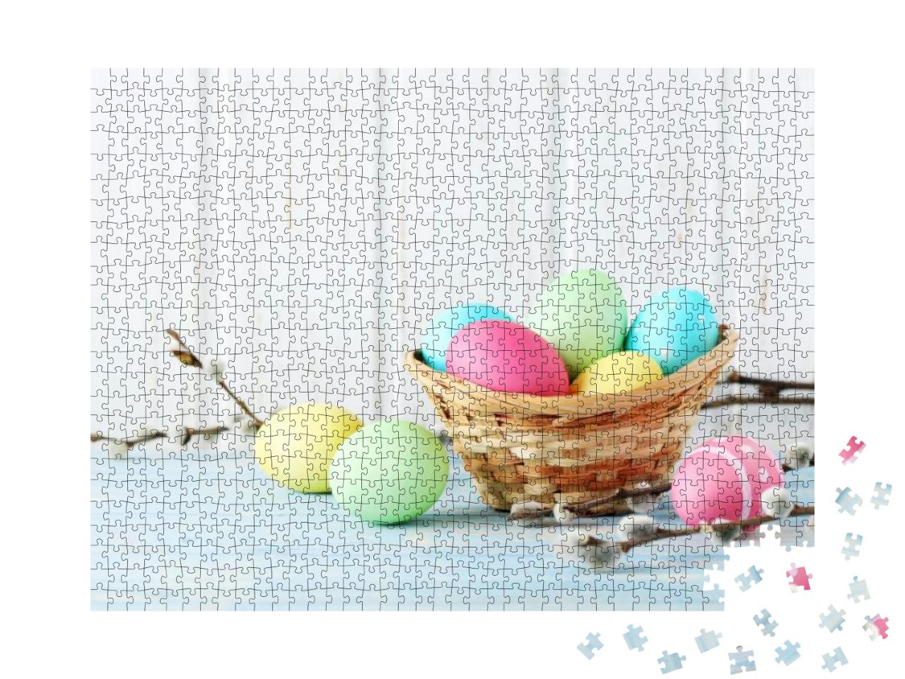 Puzzle 1000 Teile „Frohe Ostern!“