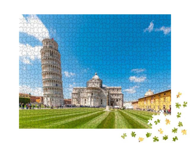 Puzzle 1000 Teile „Der schiefe Turm von Pisa“
