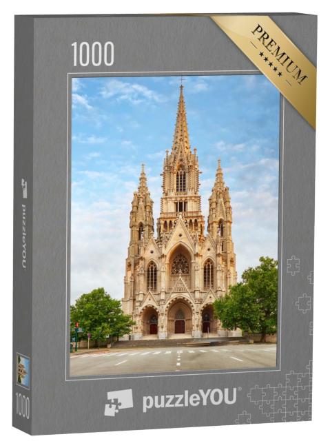 Puzzle 1000 Teile „Kathedrale Notre Dame du Sablon, Brüssel, Belgien“