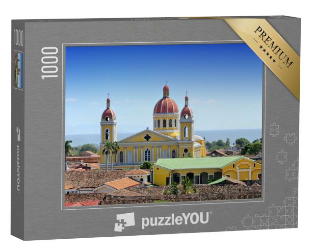 Puzzle 1000 Teile „Kathedrale von Granada, Nicaragua, Mittelamerika“