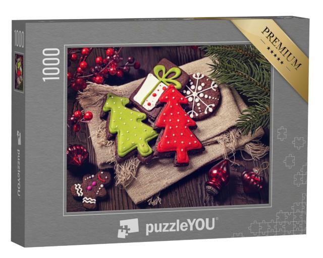 Puzzle 1000 Teile „Chocolate Christmas Cookies“