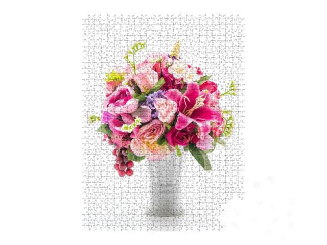 Puzzle 1000 Teile „Ein bunter Blumenstrauß “