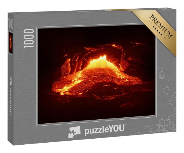 Puzzle 1000 Teile „Aktiver Lavastrom“