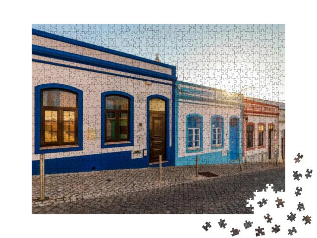 Puzzle 1000 Teile „Straße in der Altstadt von Lagos, Portugal“
