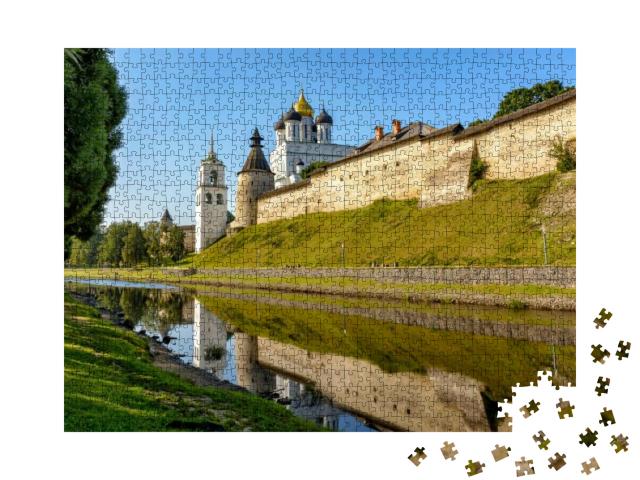 Puzzle 1000 Teile „Dreifaltigkeitskathedrale in Pskow, Russland“