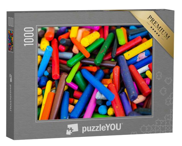 Puzzle 1000 Teile „Buntstifte“