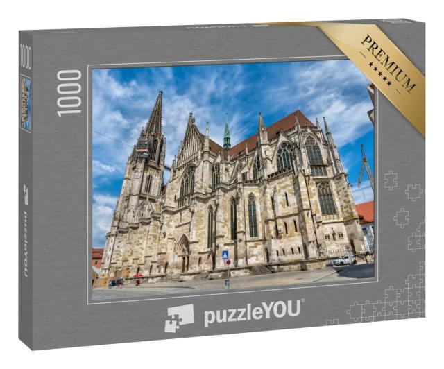 Puzzle 1000 Teile „Der Dom St. Peter zu Regensburg, Bayern, Deutschland“