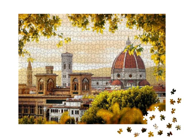 Puzzle 1000 Teile „Kathedrale Santa Maria del Fiore in Florenz, Italien“