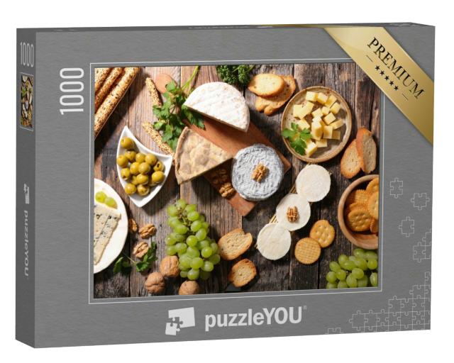 Puzzle 1000 Teile „Gemischter Käse“