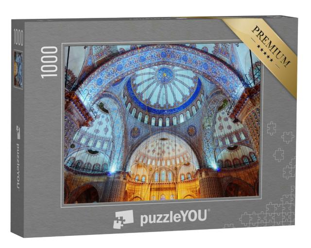 Puzzle 1000 Teile „Blaue Moschee in Istanbul von innen“