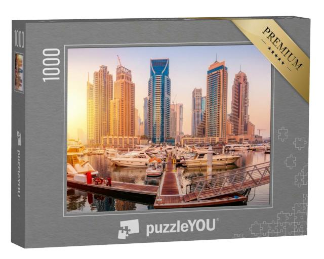 Puzzle 1000 Teile „Dubai Marina in den Vereinigten Arabischen Emiraten“