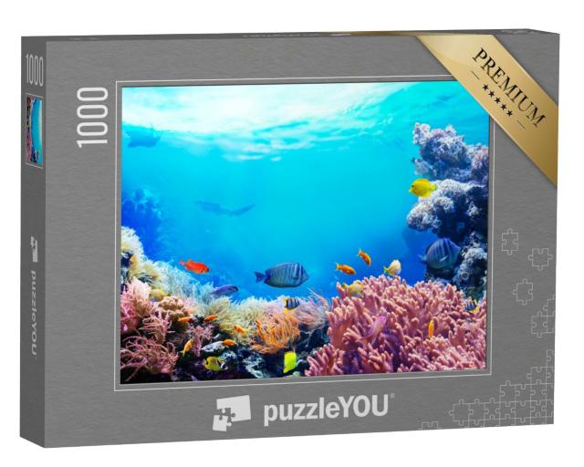 Puzzle 1000 Teile „Das Leben im Korallenriff“