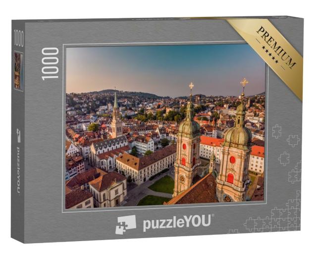 Puzzle 1000 Teile „Wunderschöner Blick über St. Gallen, Schweiz“