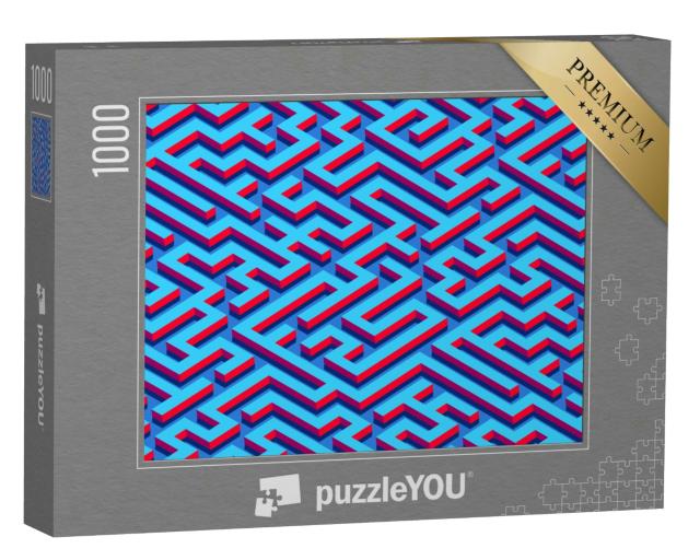 Puzzle 1000 Teile „Geometrisches Labyrinth“
