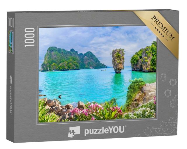 Puzzle 1000 Teile „James-Bond-Insel in der Bucht von Phang Nga, Thailand“