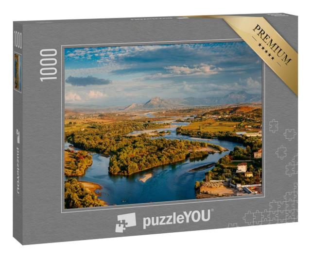 Puzzle 1000 Teile „Fluss in Albanien“