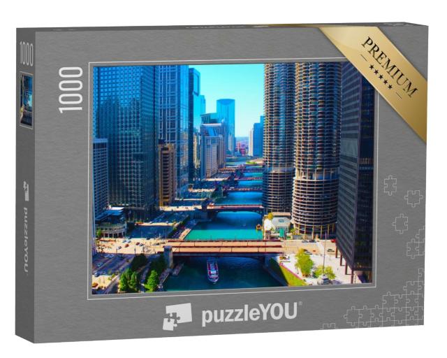 Puzzle 1000 Teile „Chicago River“