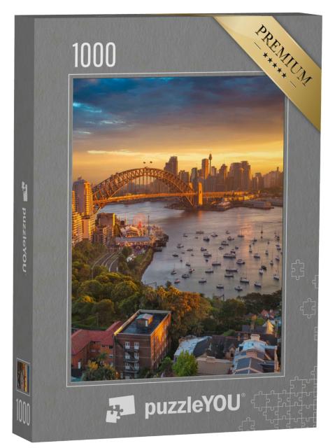 Puzzle 1000 Teile „Die Harbour Bridge in Sydney, Australien“